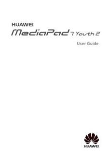 Huawei Mediapad 7 Youth 2 manual. Tablet Instructions.